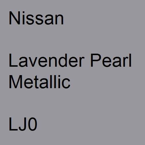 Nissan, Lavender Pearl Metallic, LJ0.